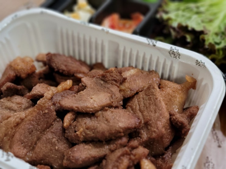 풍무동 명륜진사갈비 배달도 맛있네~ 돼지갈비 참숯불구이 도시락