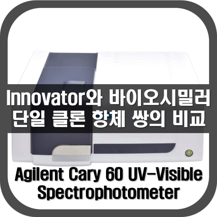  [ 분광광도계 ] 단일 클론 항체 쌍 비교(Innovator와 바이오시밀러)
