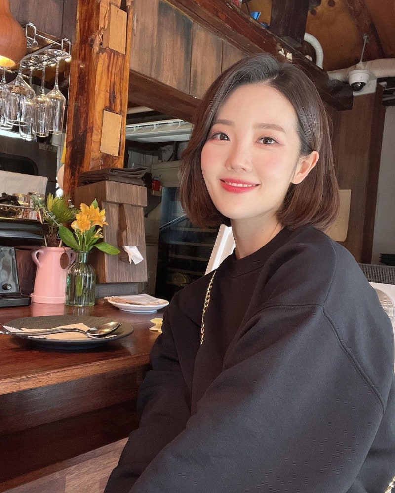 박선영 아나운서의 단발 헤어스타일~