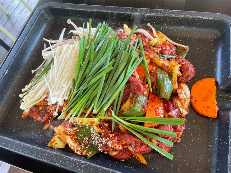  [대구] 야외에서 즐기는 가창 오리불고기 맛집 <벚꽃집>