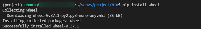  Python Django 설치하기(+wheel 패키지)