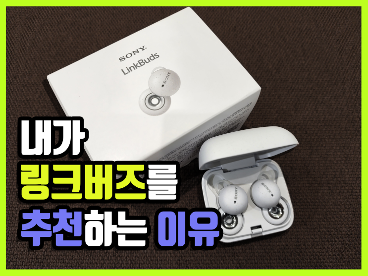  도넛 모양이 소통을 돕는다고?, 소니 링크버즈(LinkBuds) 한 달 사용 후기