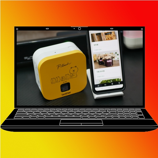  블루투스 라벨프린터 브라더 P-TOUCH 2년 사용기