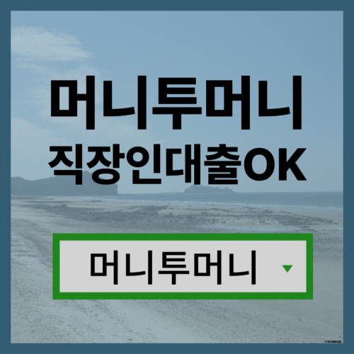  당일지급대출 머니투머니!