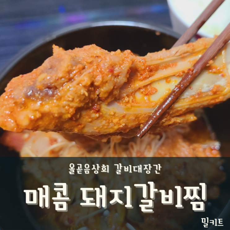  올곧음상회 매콤돼지갈비찜 밀키트