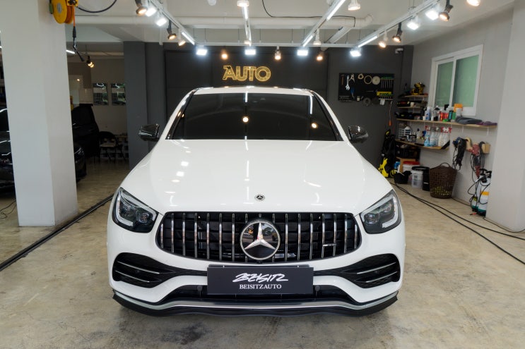  제주 벤츠 GLC 43AMG 엠비언트 라이트 송풍구 교체
