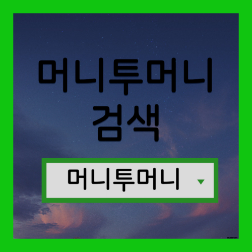  소액대출 머니투머니!