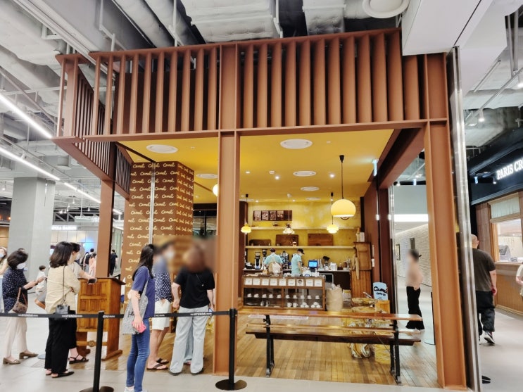  [여의도 더현대 맛집] 돌냄비메밀국수 맛집 송 , 카멜커피 웨이팅 후기(주말 방문)