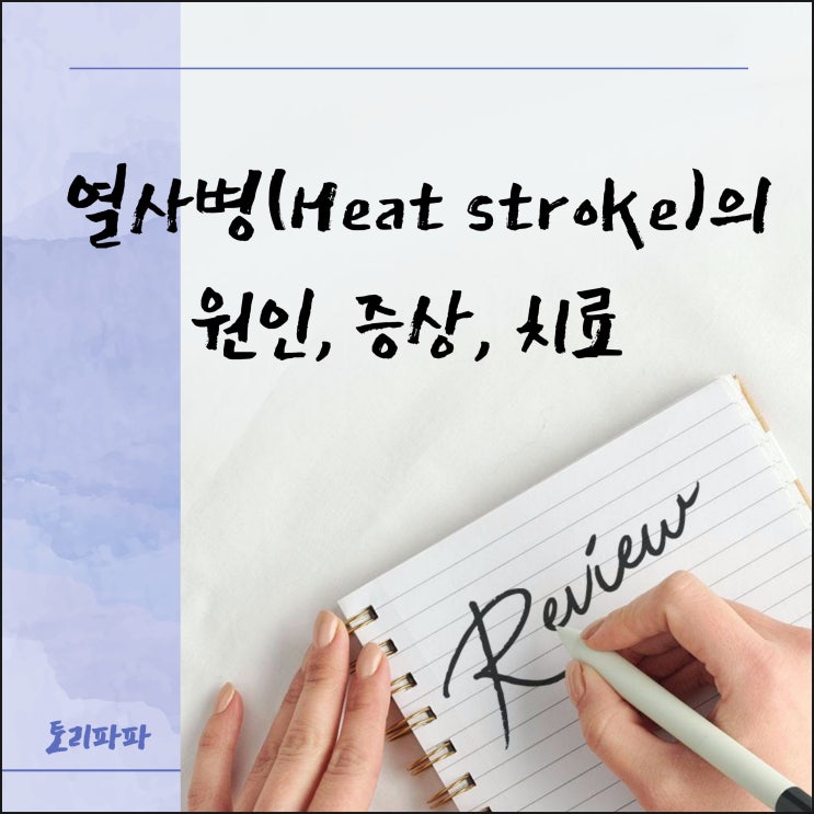  무더운 여름 실외 활동 시 주의해야 할 온열질환 열사병(Heat stroke)의 원인, 증상, 치료