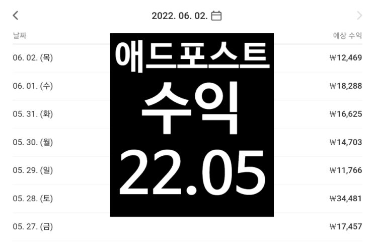  네이버 블로그 애드포스트 수익 공개 (백명 천명 만명 금액 추정)