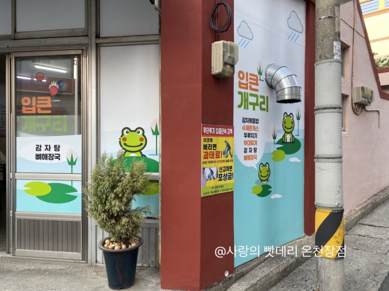 부산 카톨릭대 근처 밑반찬 많이 나오는 맛집 입큰개구리