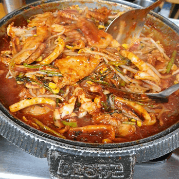  [판교] 기분 좋은 매운맛 <군산오징어> : 오삼불고기 & 오새튀김 & 볶음밥 후기