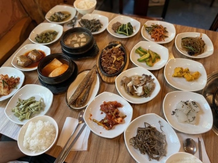 춘궁저수지 고골낚시터 맛집 김미자 가마솥밥