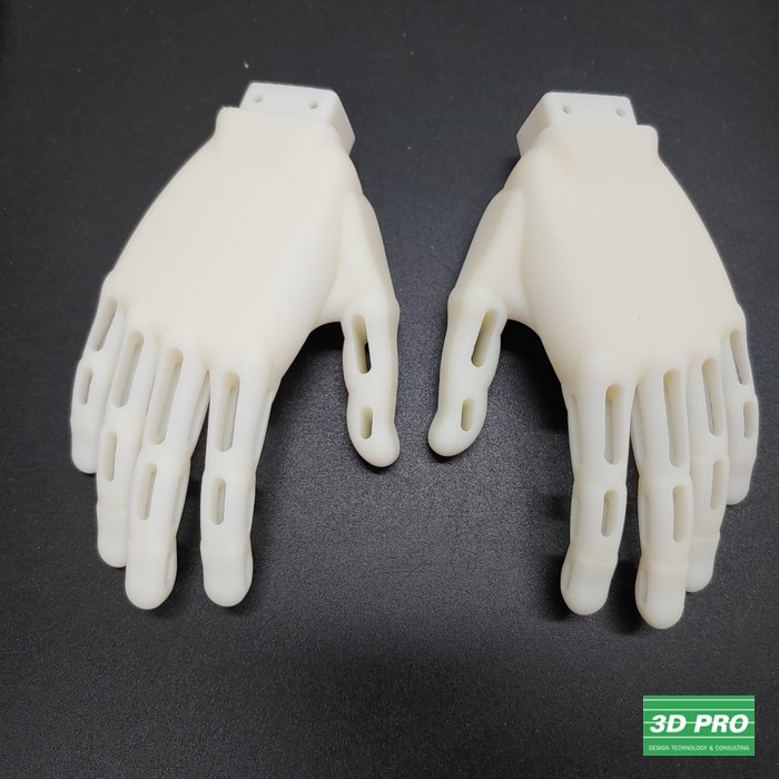 손가락 모형물 3D프린터로 출력/ 3D 프린팅으로 시제품 출력/대학생 졸업작품/ SLA 레이저 방식/ABS Like 레진 소재/ 쓰리디프로/3D프로/3DPRO 