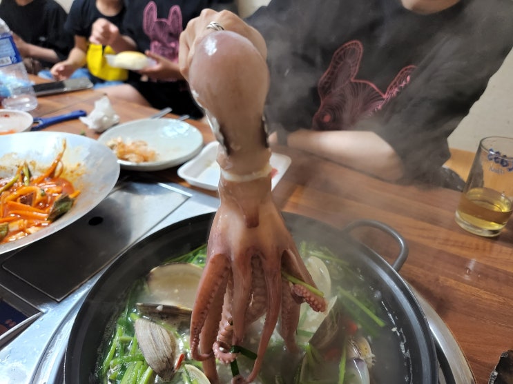  제천고봉 . 조개찜 . 고봉에서 술한잔~