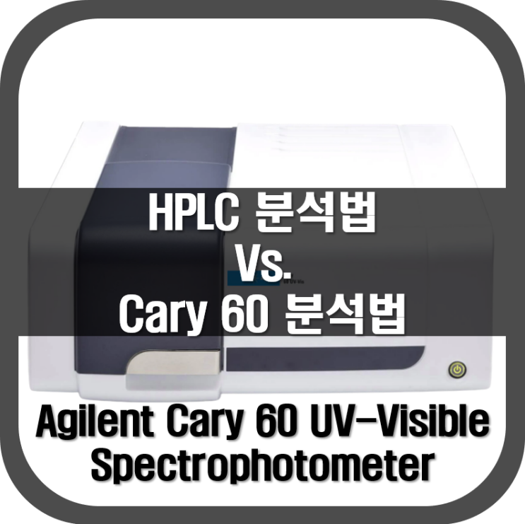 [ 분광광도계 ] HPLC 분석법 Vs. Cary 60 분석법 비교