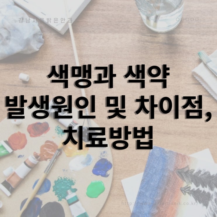  색맹과 색약 발생원인과 치료방법 및 차이점에 대해 알아보자