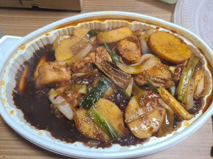  장수칡냉면 찜닭 배달 후기 군자역 맛집(냉면안시킴)