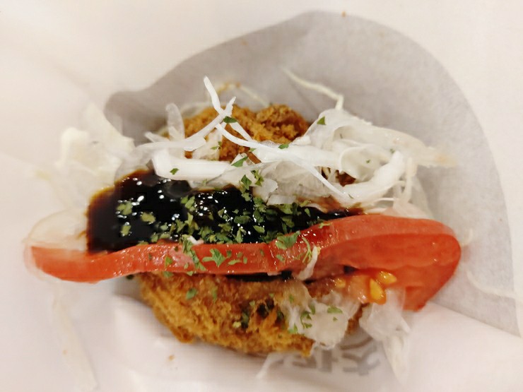  광주 전대후문 간식 연돈볼카츠 버거 후기