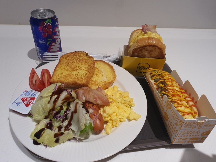  브런치로 먹기 좋은 의왕 롯데타임빌라스맛집 /아메리칸에그샌드
