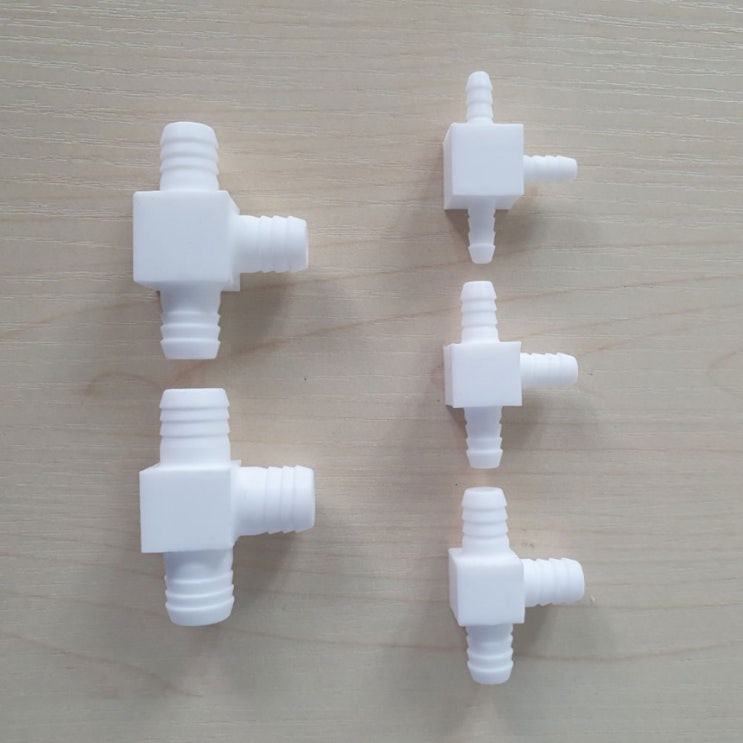  PTFE 테프론 호스 T자 피팅 [튜브 연결관 테플론 teflon Tee 커넥터 피팅] Tee Teefitting fitting connector adapter