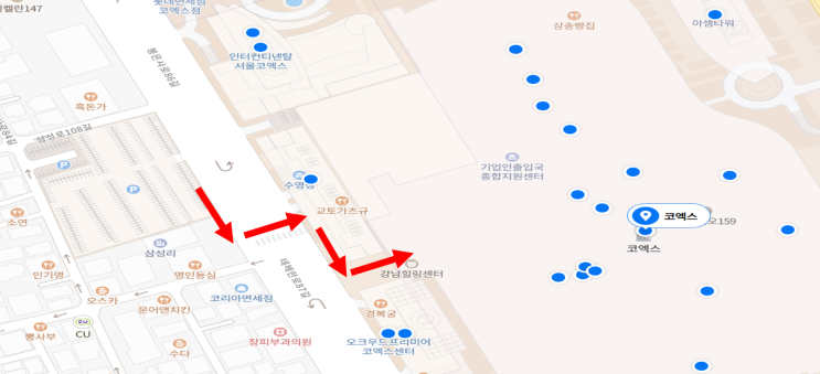  사탕이 15주차. 코엑스 맘스홀릭 베이비페어 후기 - 현대백화점 별관주차장 무료주차와 코엑스 홀까지 이동방법