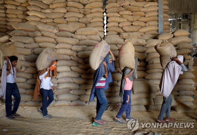 세계 식량가격 두달째 소폭 하락…곡물·육류는 상승세 유지