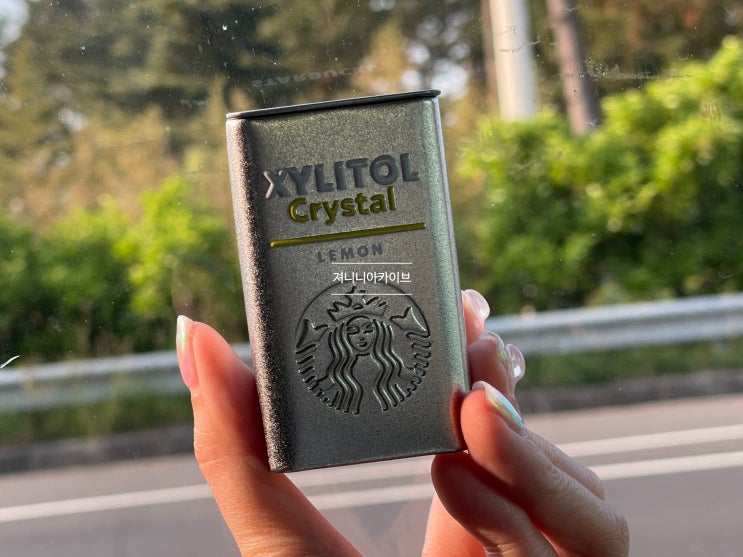  스타벅스 자일리톨 아삭아삭 독특해