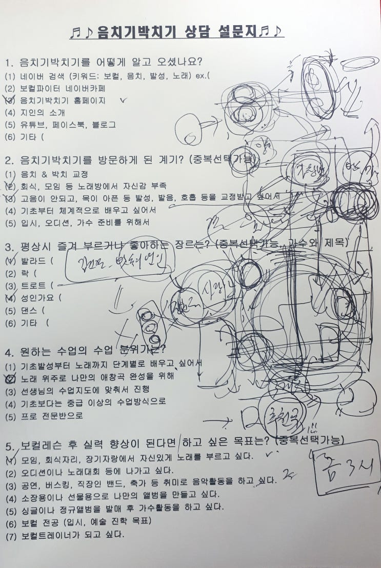 진안동 50대 여성 보컬학원 상담 후기 '우울증 올 것 같아서'