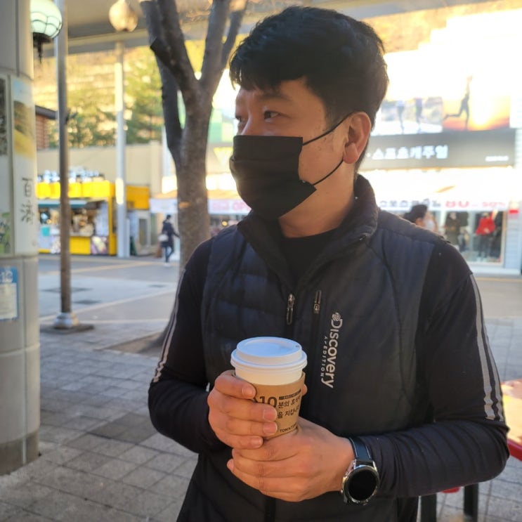  공주 탄천 휴게소 탐앤탐스