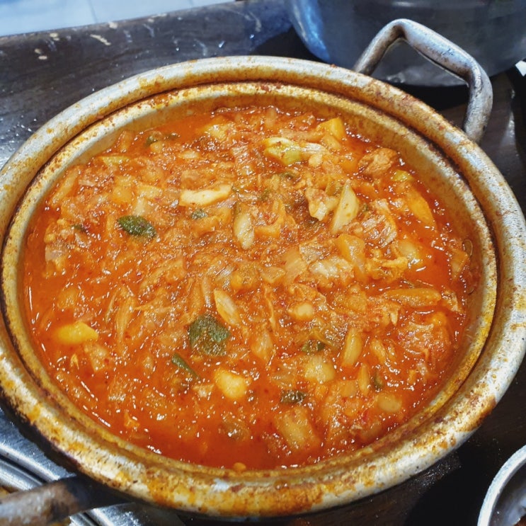 새마을식당(동대구역) 열탄불고기 7분김치찌개 김치말이국수