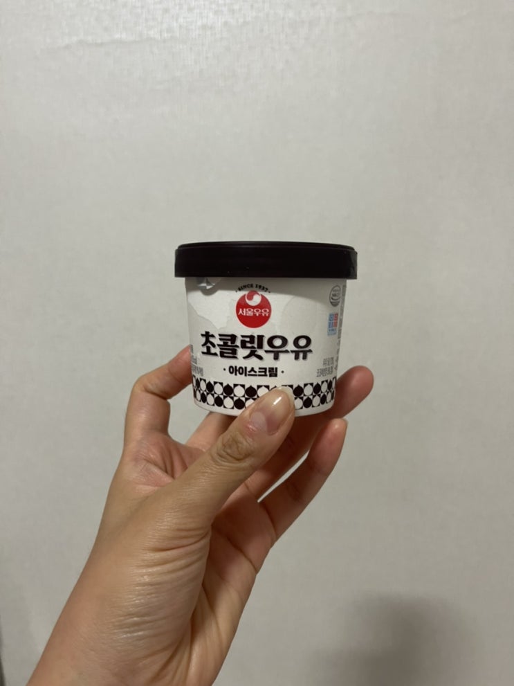 서울우유 초콜릿우유 아이스크림 후기