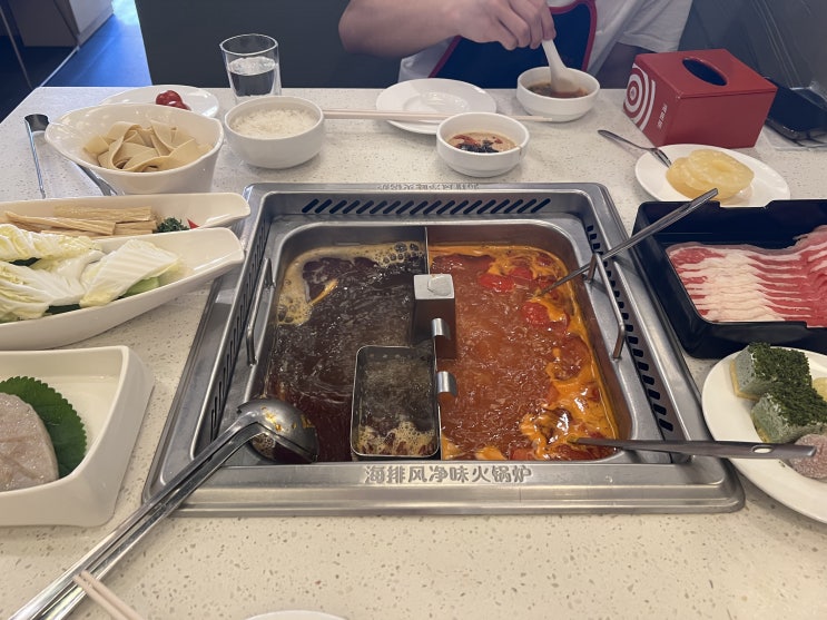  강남 하이디라오 서초지점 이용방법(2인 금액, 주문방법, 런치 웨이팅, 새우완자)