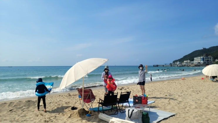  송정해수욕장 개장, 물놀이 개시