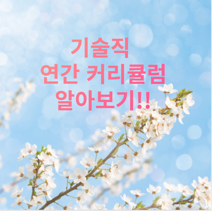  [노량진기술직]기술직공무원 연간 커리큘럼