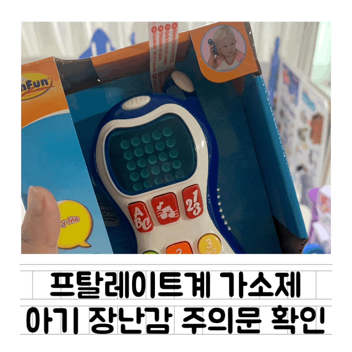  [내돈내산] 아기 장난감 프탈레이트 / 프탈레이트계 가소제 검출 주의 : 윈펀 멜로디 학습폰