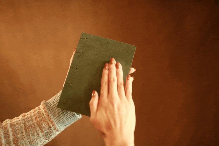  크라우드 펀딩 준비 과정(스웨이드 가죽노트)