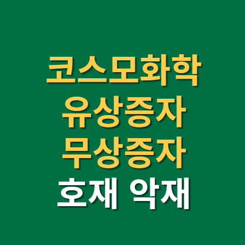  코스모화학 유상증자 무상증자 주가 전망 호재일까?(f. 신주인수권, 29R, 청약)