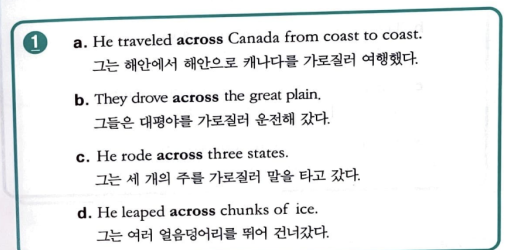 ACROSS 뉘앙스