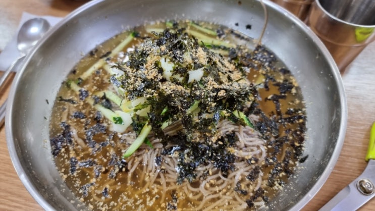 용산 원효로 점심 메밀 국수 맛집 : 박명도 봉평 메밀막국수