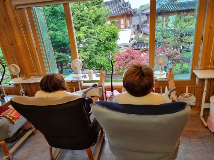  전주한옥마을족욕카페/전주한옥마을카페전망/족욕카페전망