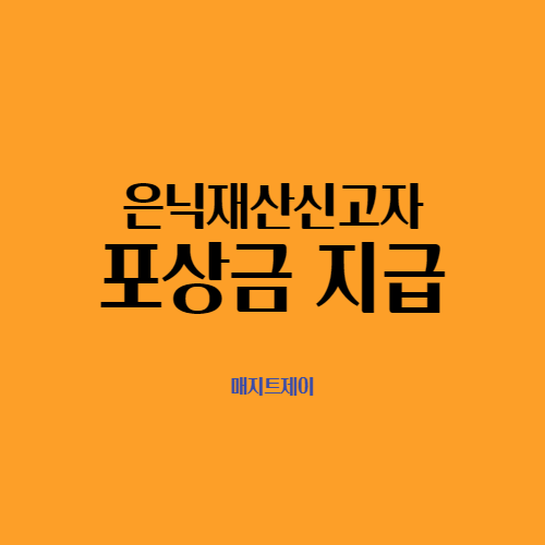 세금 체납자 은닉재산 신고자 포상금 지급요건 및 지급액_최고 30억원