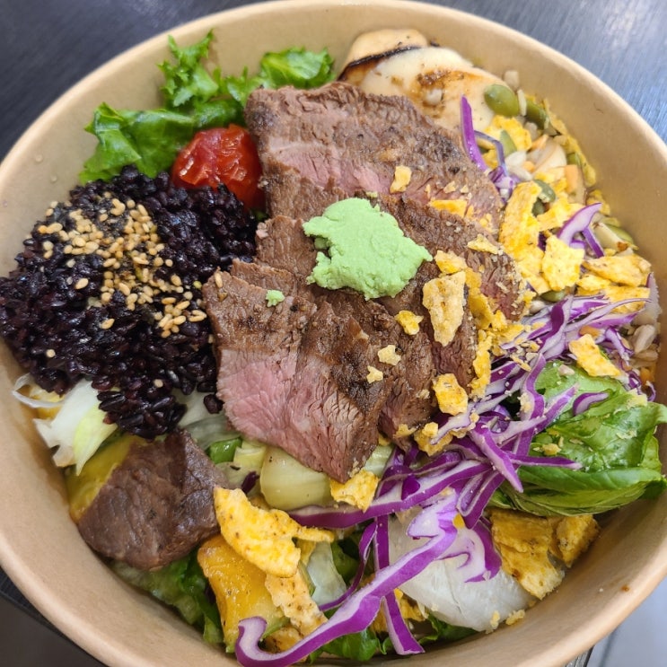 송파 문정역 샐러드 맛집 - 풀리어트(비프샐러드 & 치킨샐러드)
