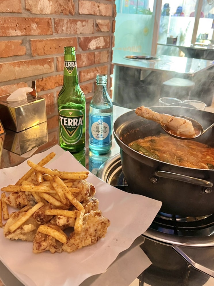  해운대시장 맛집 꽃피는 동백섬 모임으로 딱 닭도리탕 포차
