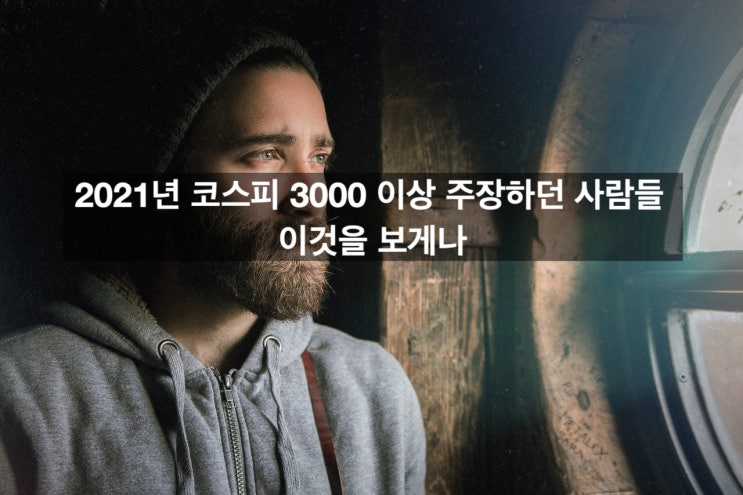  [2022년6월코스피] 2021년 코스피 삼천피 이상 상승한다고 주장하던 사람들 이것을 보게나