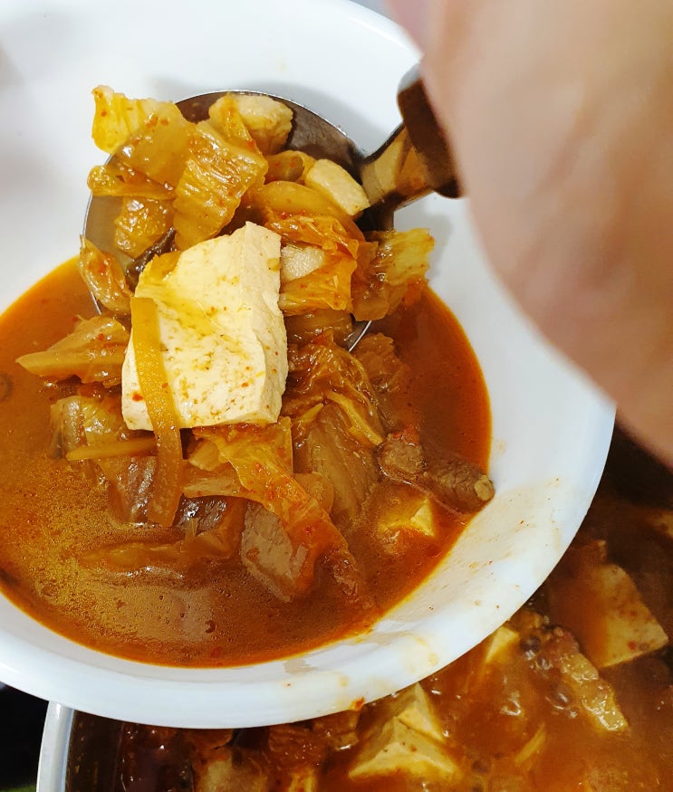  삼겹살김치찌개 쯔유간장 활용(ft. 쯔유레시피)