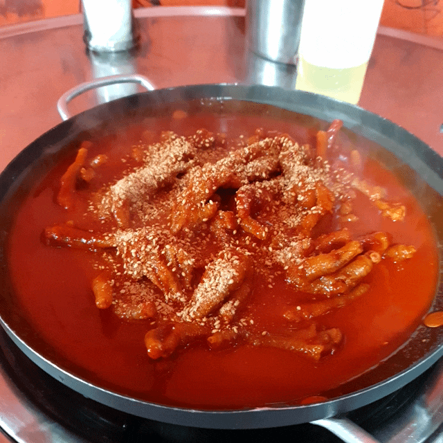  원주 우산동 닭발 맛집] "뽁뽁이 닭발"에서 국물 닭발에 소주 한잔(포장, 배달 가능한 곳)