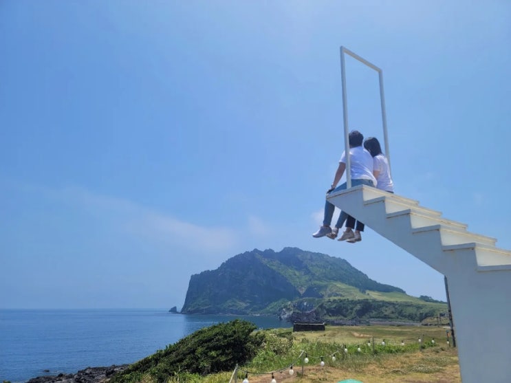  [제주 오르다 카페] 성산일출봉이 보이는 카페 / 천국의계단 포토존