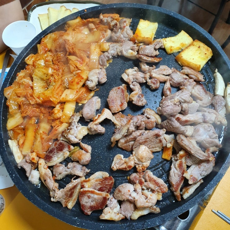 구미인동오리고기맛집 오리주물럭과 오리로스가 유명한 '모던덕'