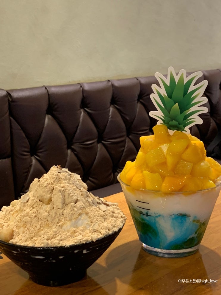  대구 동성로 한더위 여름을 시원하게 날려버릴 설빙 '아임파인망고빙수 & 인절미 빙수' 후기